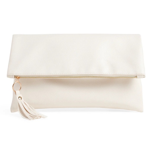 RACHEL MIRIAM Eve Clutch. Winter White. New with tags. - Picture 1 of 6